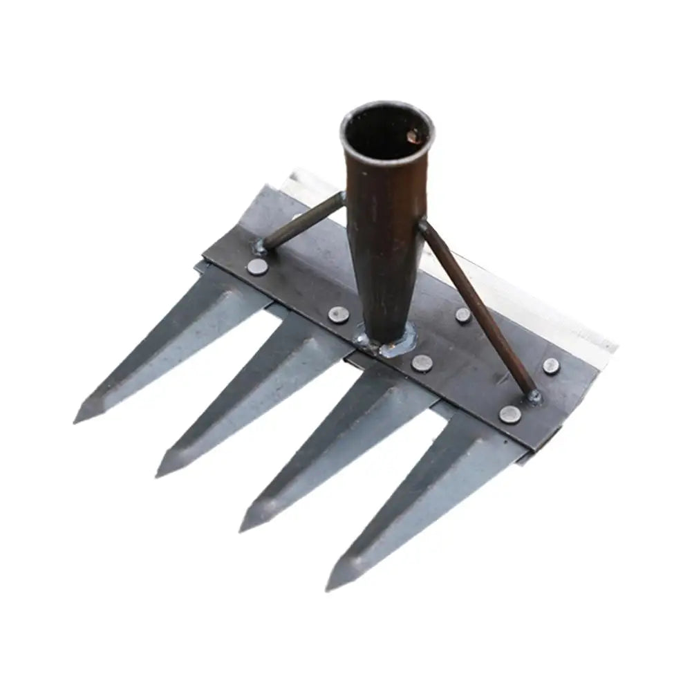 Heavy-Duty Steel Garden Hand Weeding Rake