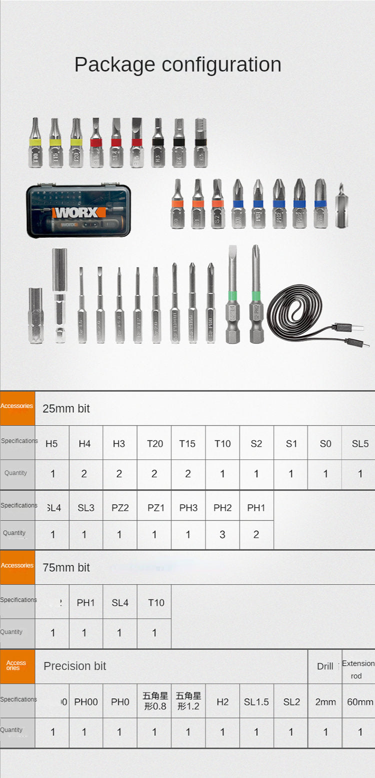 Mini Electrical Screwdriver Set