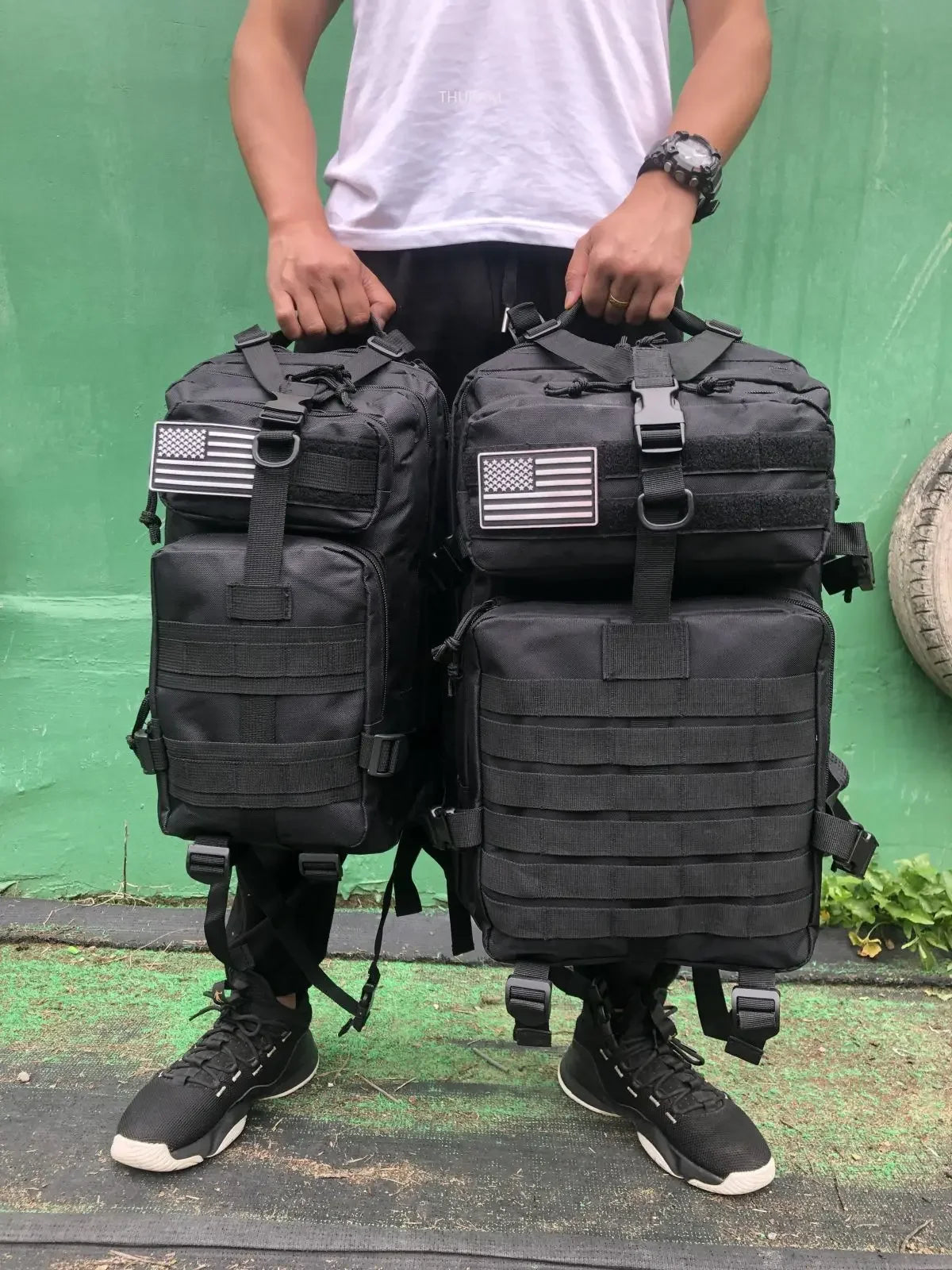Nylon Waterproof Fishing Hunting Backpack
