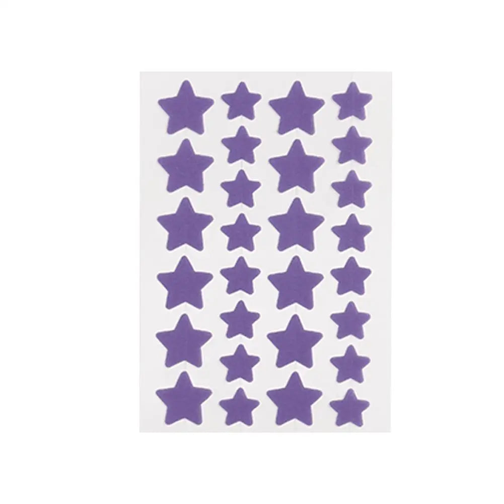 28Pcs Colorful Cute Star Shaped Acne Treatment Sticker