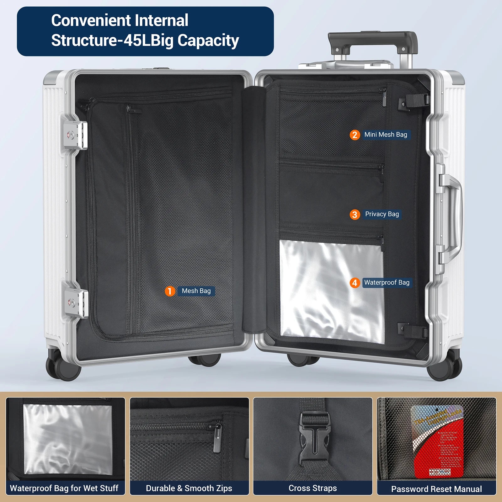 22 inch Carry On Luggage