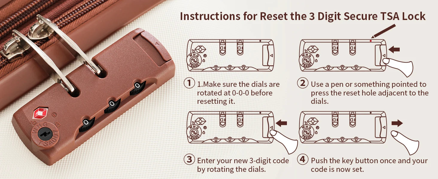4 Piece Luggage Set