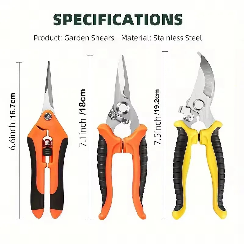3PCS Gardening Scissors Set