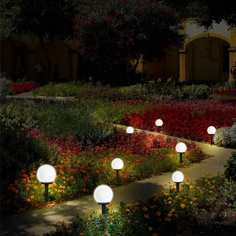 Outdoor Solar Powered LED Bulb Lamp