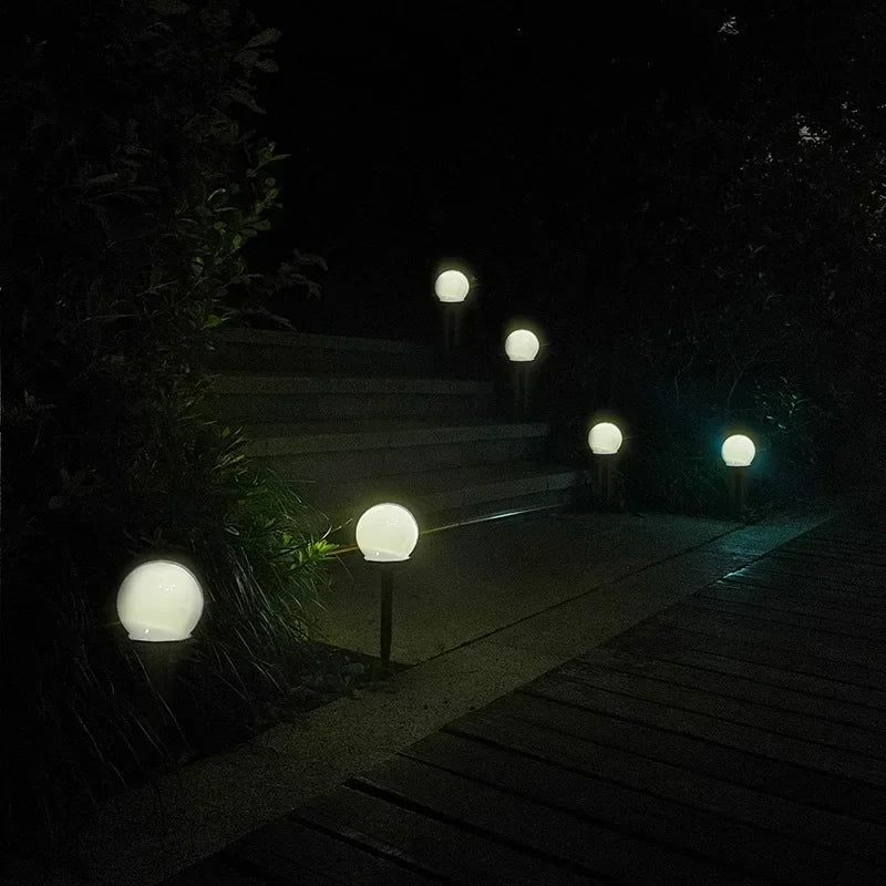 Outdoor Solar Powered LED Bulb Lamp