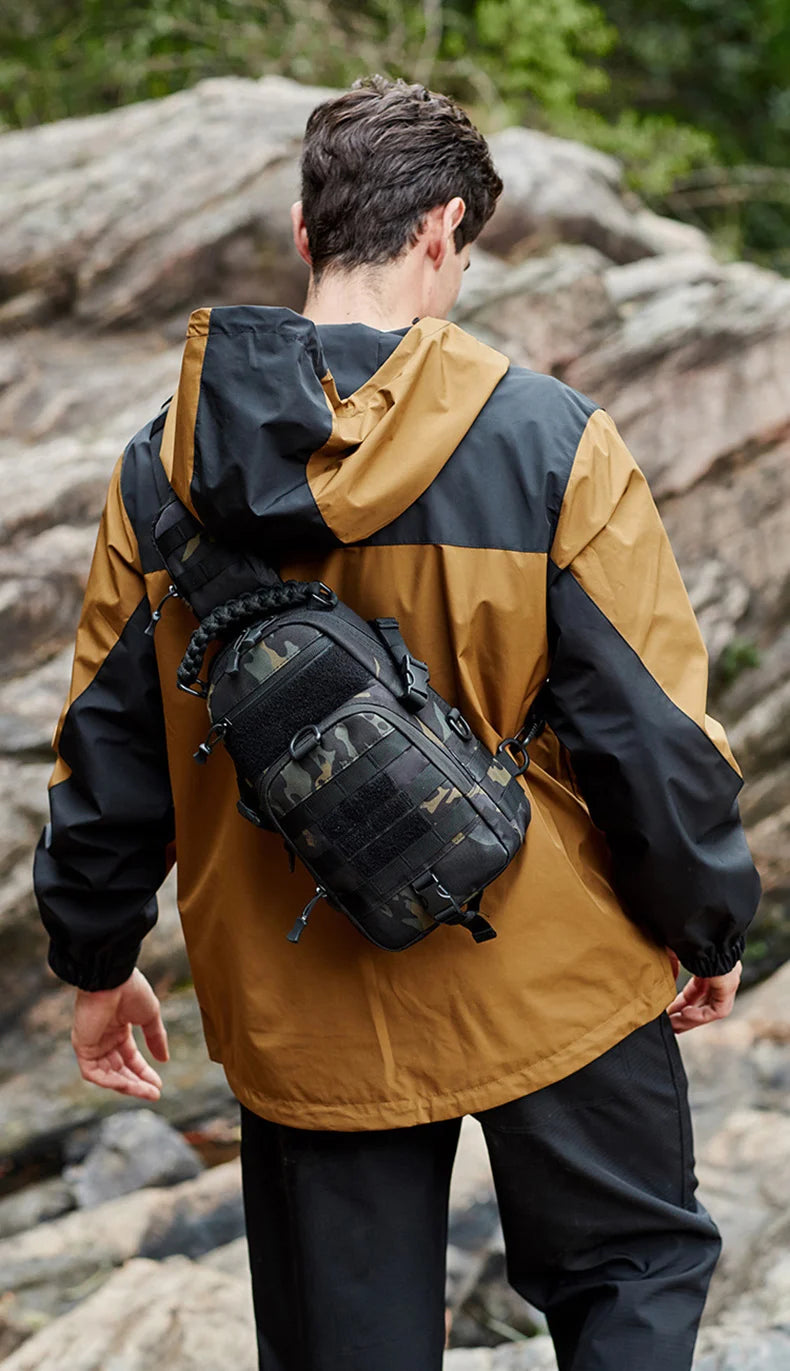 Men's Camping Chest Bag