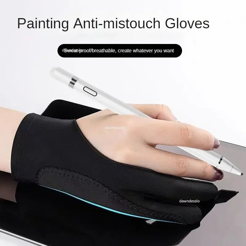 Anti-touch Two-Finger Hand Painting Gloves