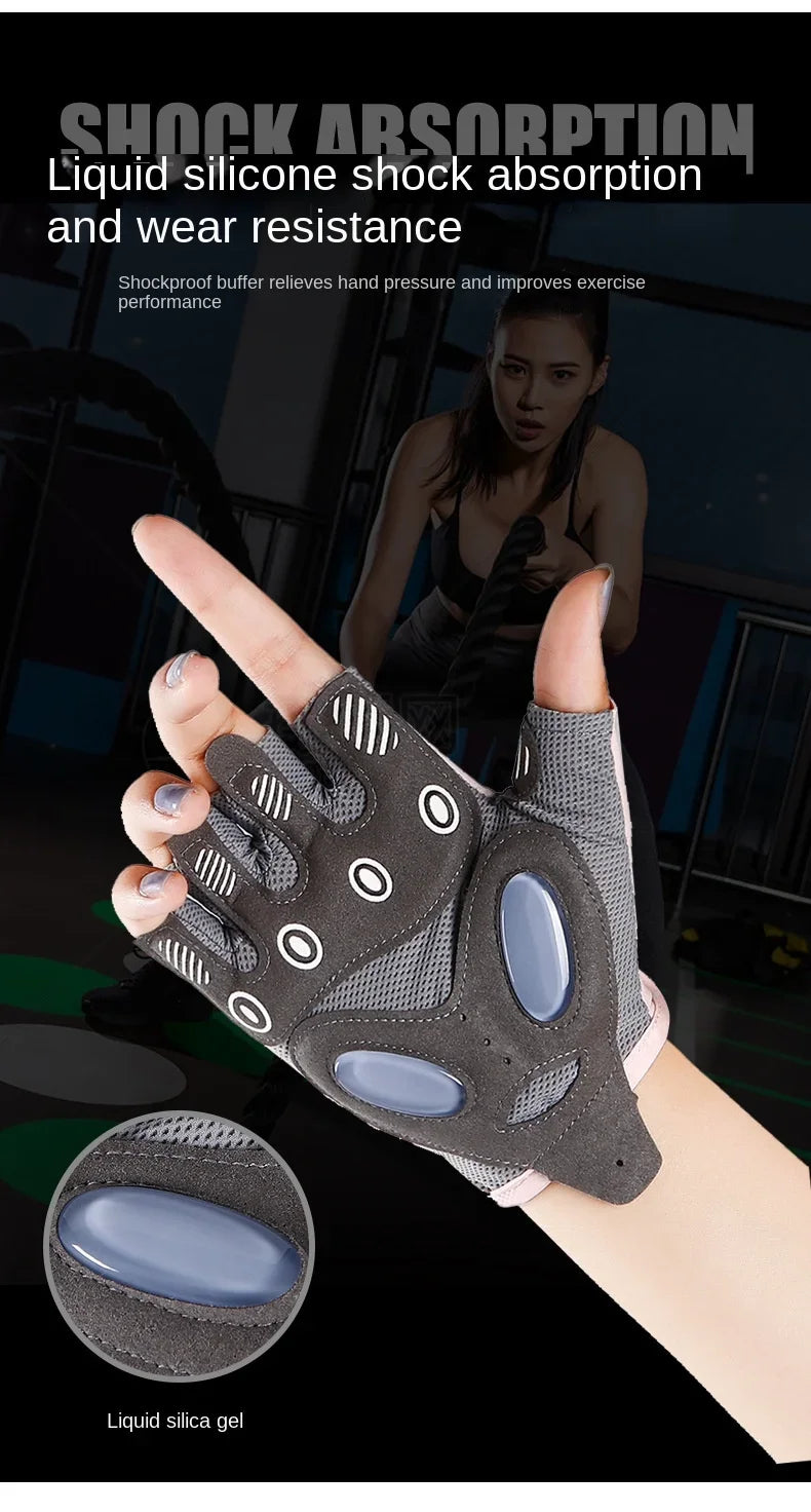 1 Pair Gym Body Building Training Fitness Gloves