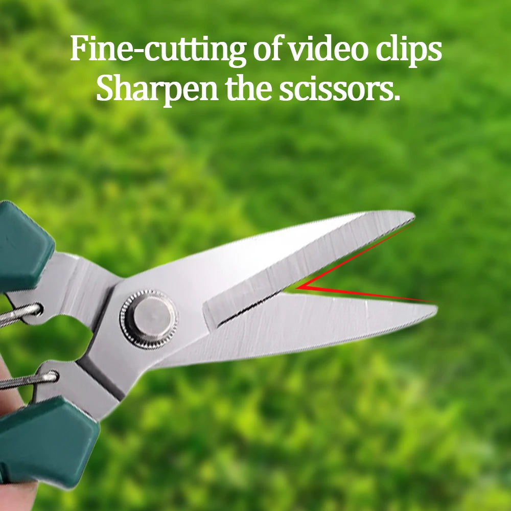 Stainless Steel Non Slip Handle Garden Scissors