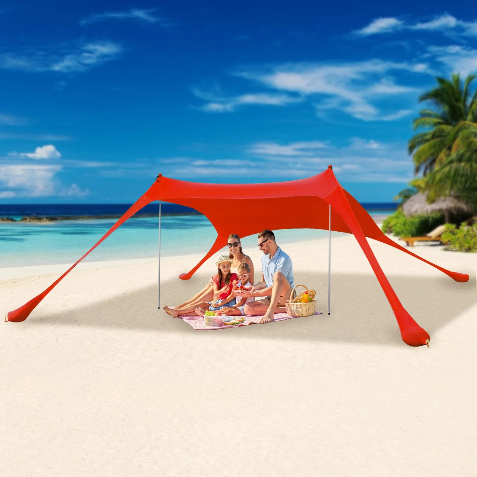 Outdoor Windproof Beach Tent