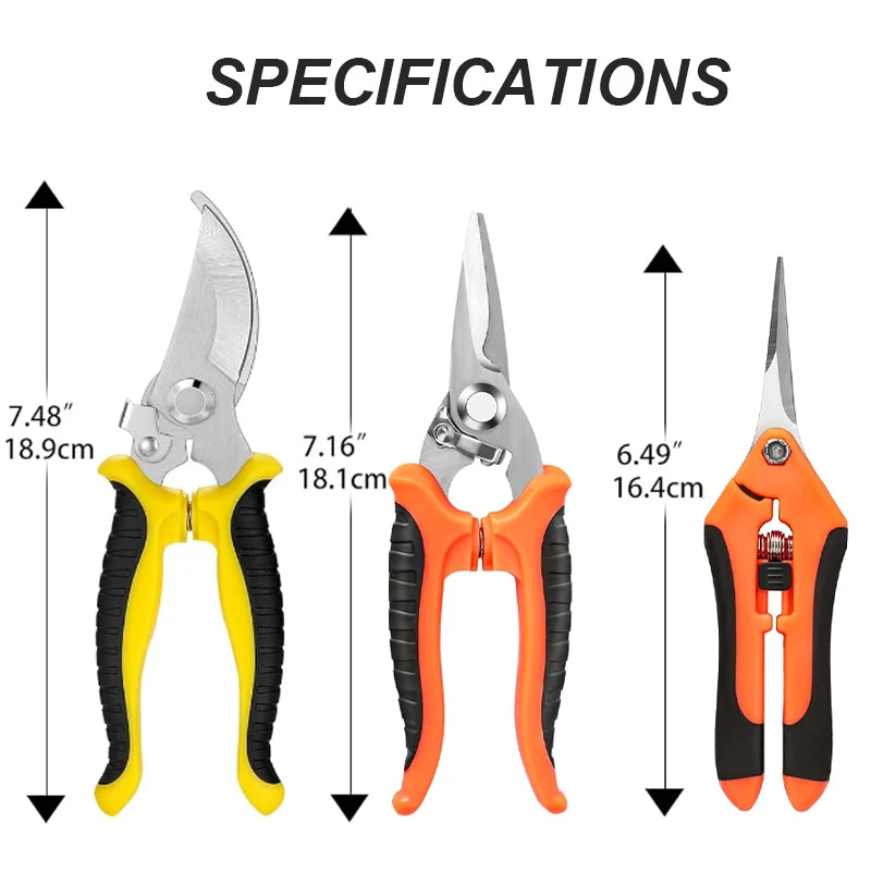 3pcs Multifunctional Stainless Scissors