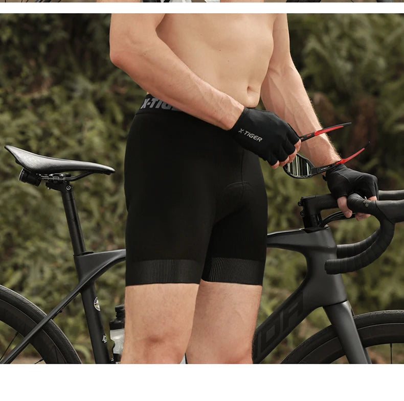 Mesh Cycling Underwear Gel Pad Shockproof MTB Bike Shorts