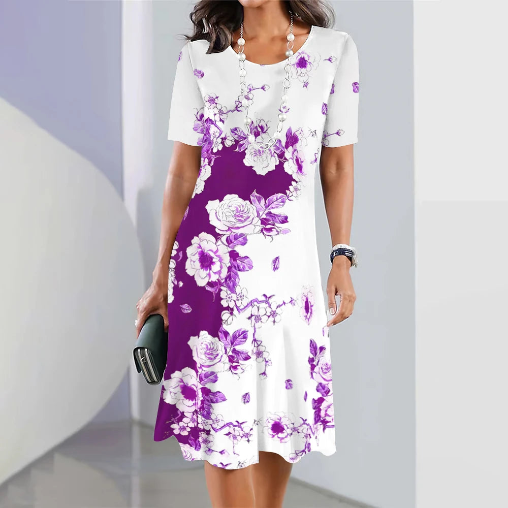 Women's Plus-Size Floral Dress