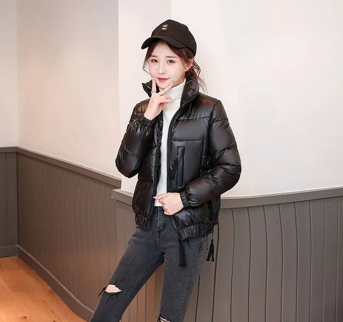 Korean Fashion Parkas Quilted Winter Puffer Coat 2024 Elegant Snow With High Quality Womens Down Jacket Coats Woman Cold Trend