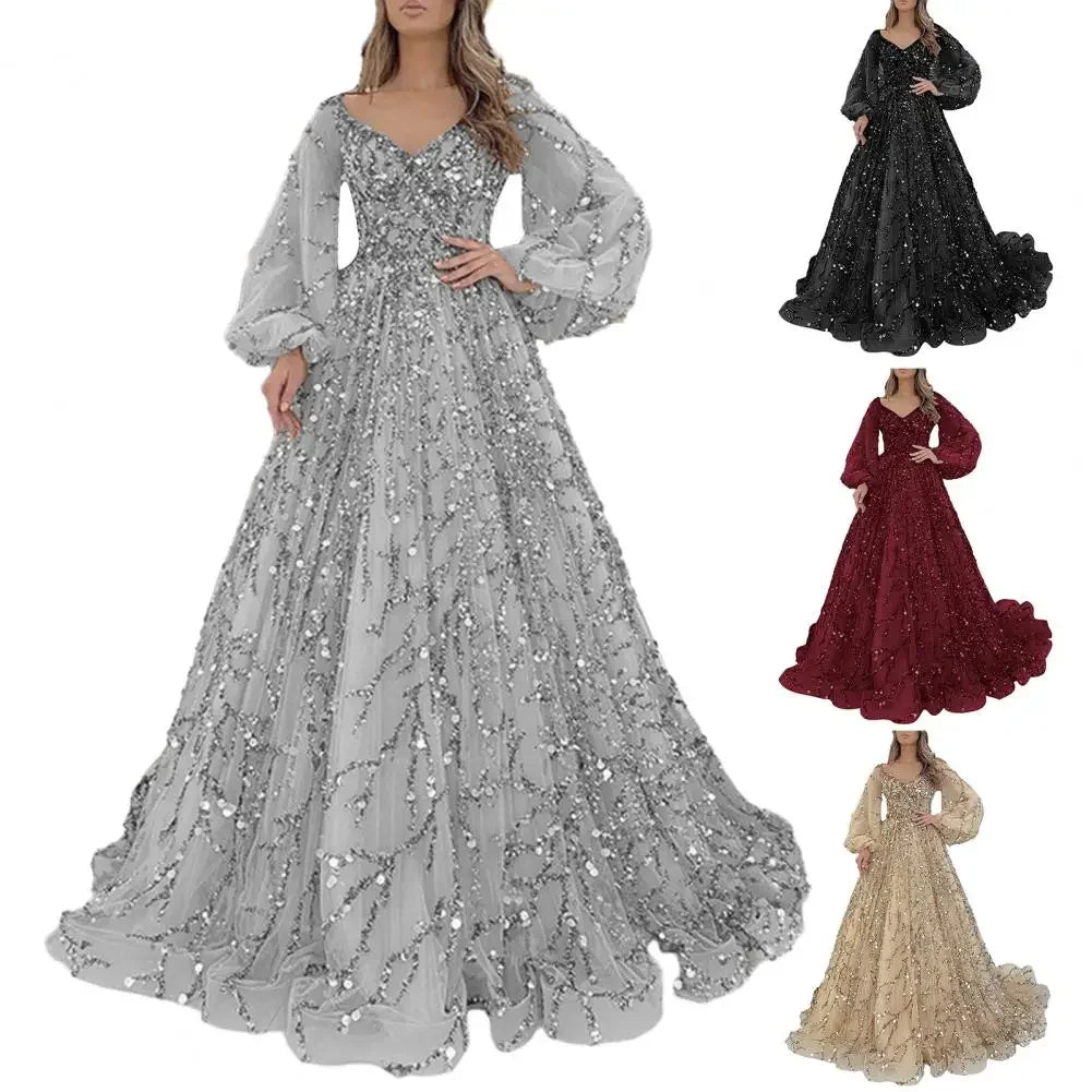 Women's French Vintage Evening Dress