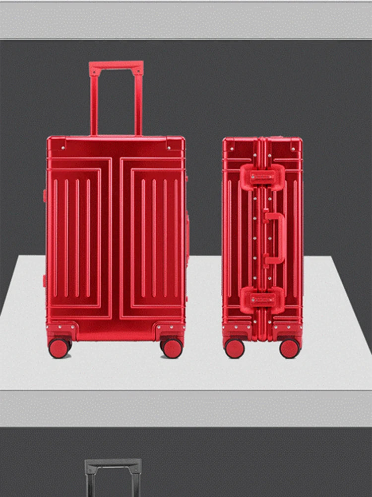 100% Aluminum-magnesium Travel Suitcase