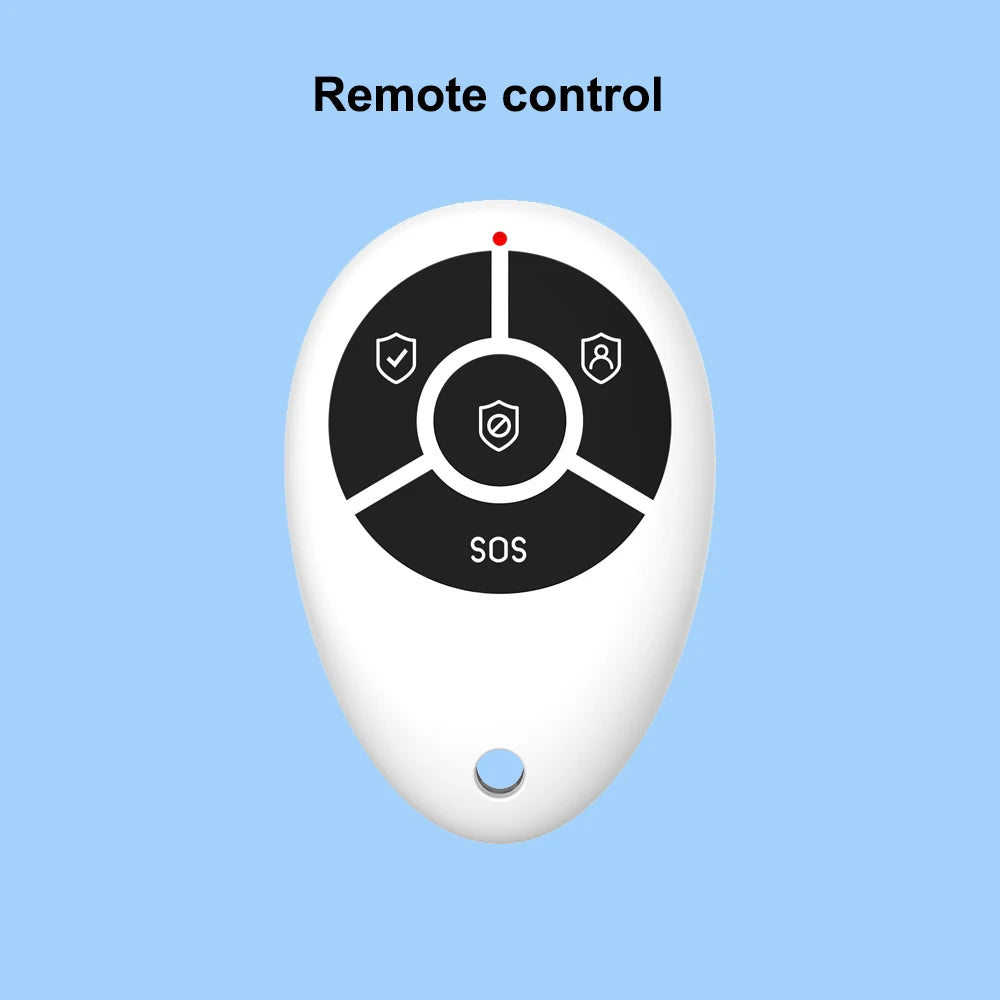 TAIBOAN 433MHz Home Burglar Alarm Host Accessories Wireless Link Smoke Sensor Door Magnetic Water Leak Detector Doorbell RFID