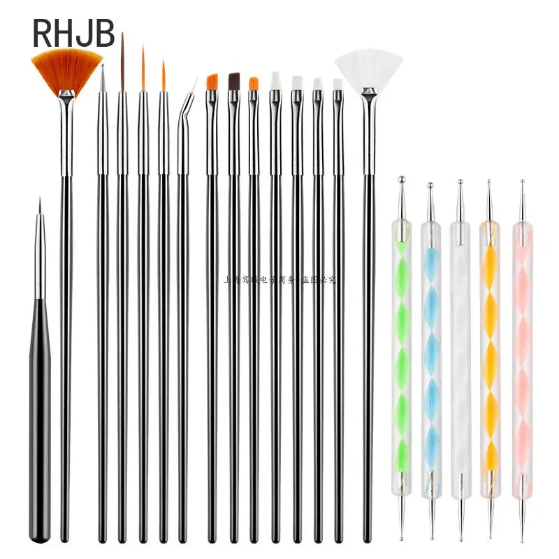 Nail brush Design Tip Pen Builder