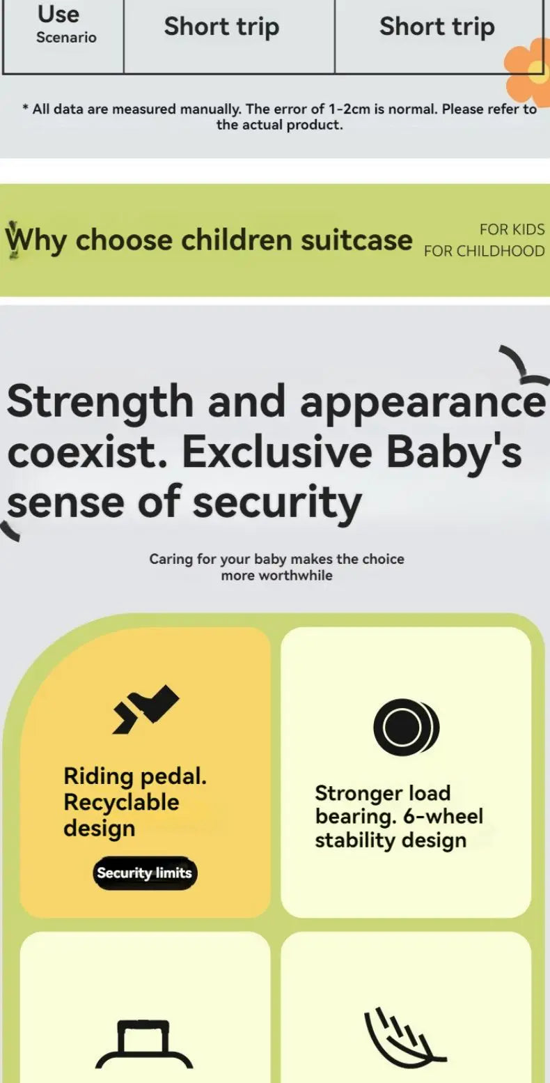 Children's Mountable Luggage