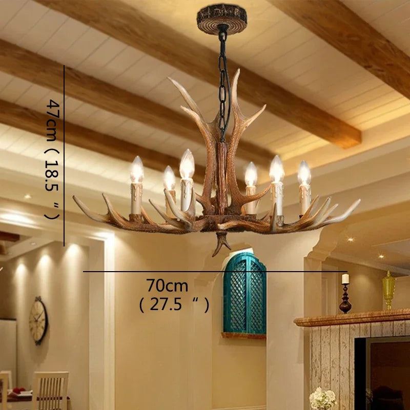 Nordic Antler Pendant Light