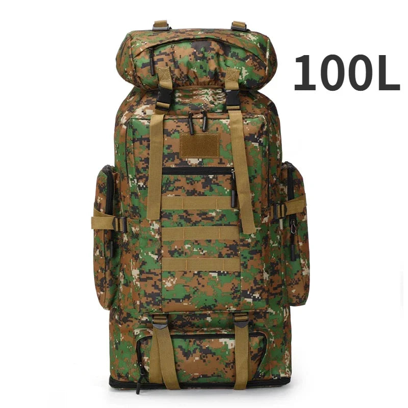 80L/100L Mountaineering Tactical Backpack