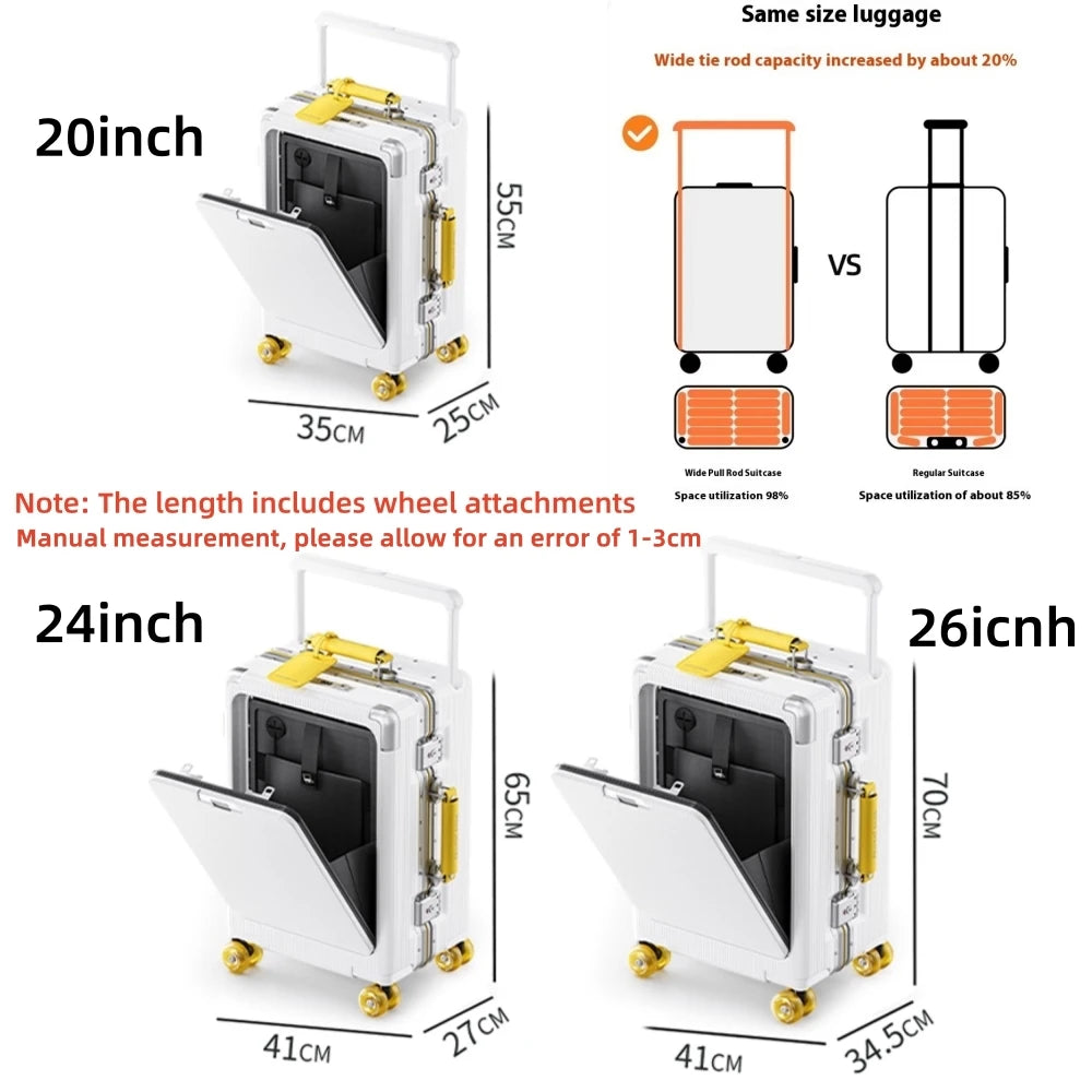 Front Opening Suitcase