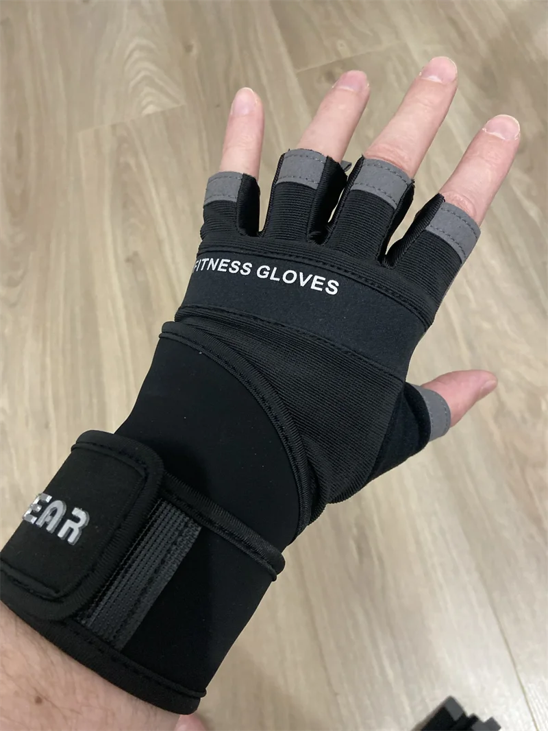 Half Finger Bodybuilding Gym Gloves