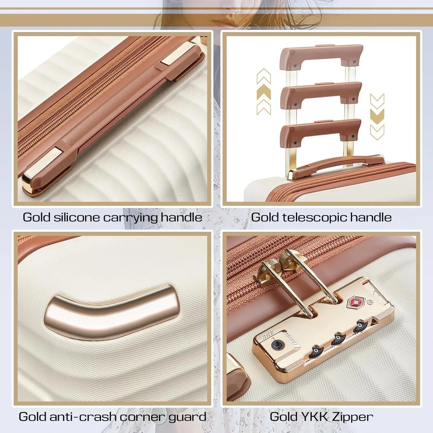 Expandable Luggage Sets 5 Piece
