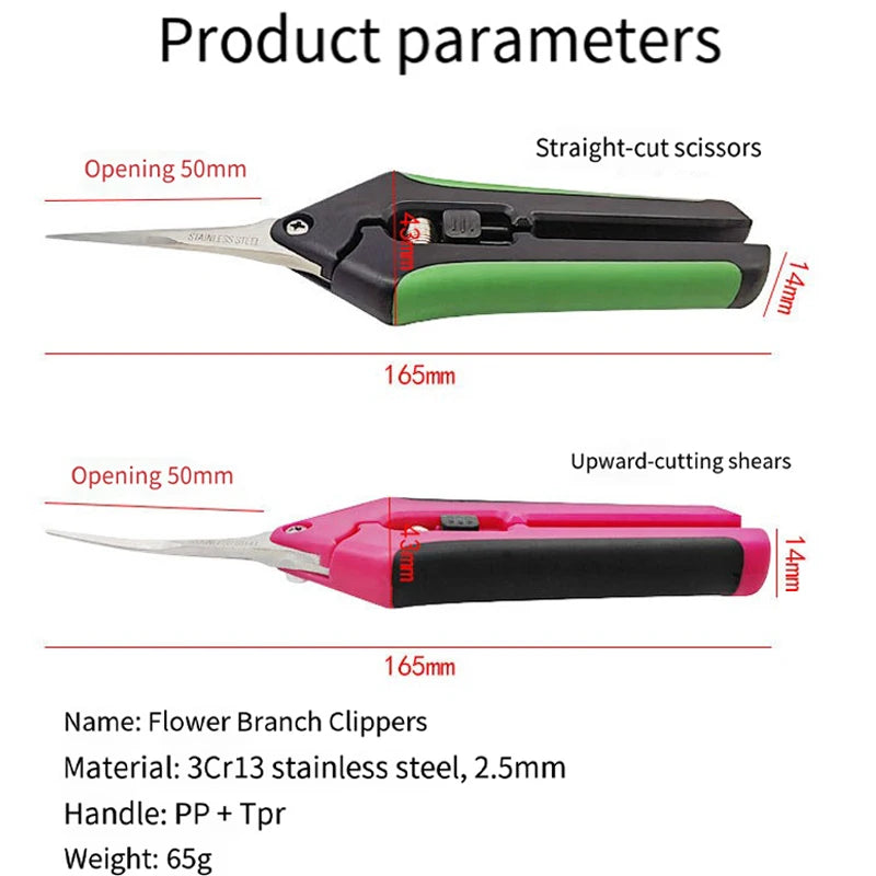 Garden Stainless Steel Flower Scissors