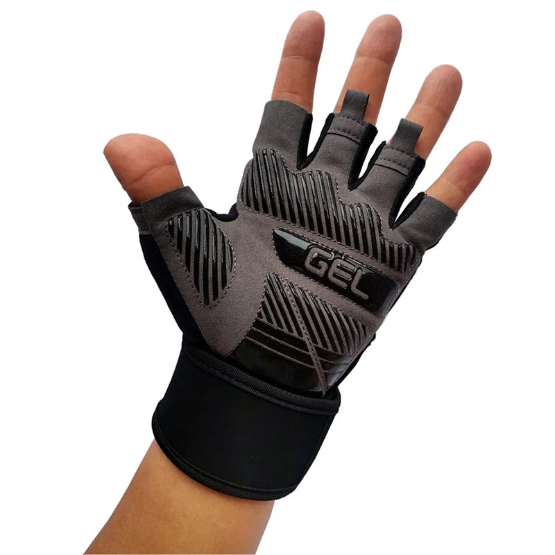 Half Finger Bodybuilding Gym Gloves