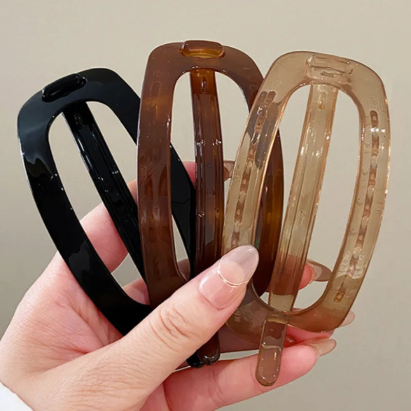 Oval Hollow Hairgrips