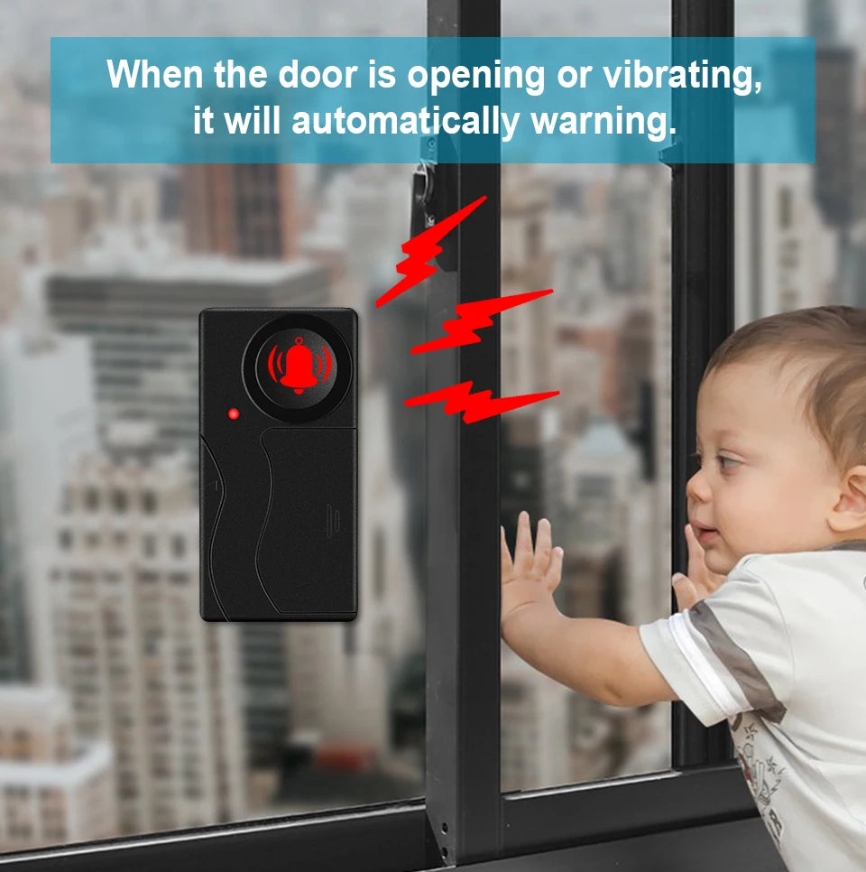 Wireless Vibration Bike Alarm
