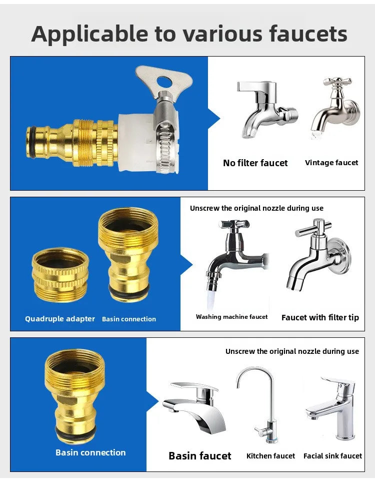 Watering Irrigation Garden Faucet Connector