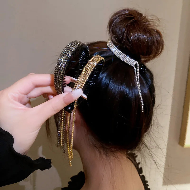 Rhinestone Hair Claw Clip