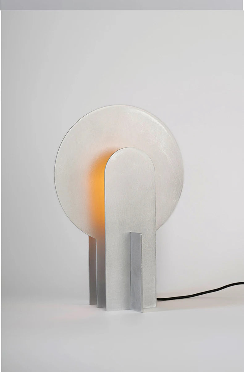 Mid century Aluminum table lamp