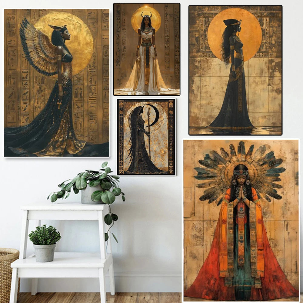Ancient Egyptian Art Goddess Poster Prints