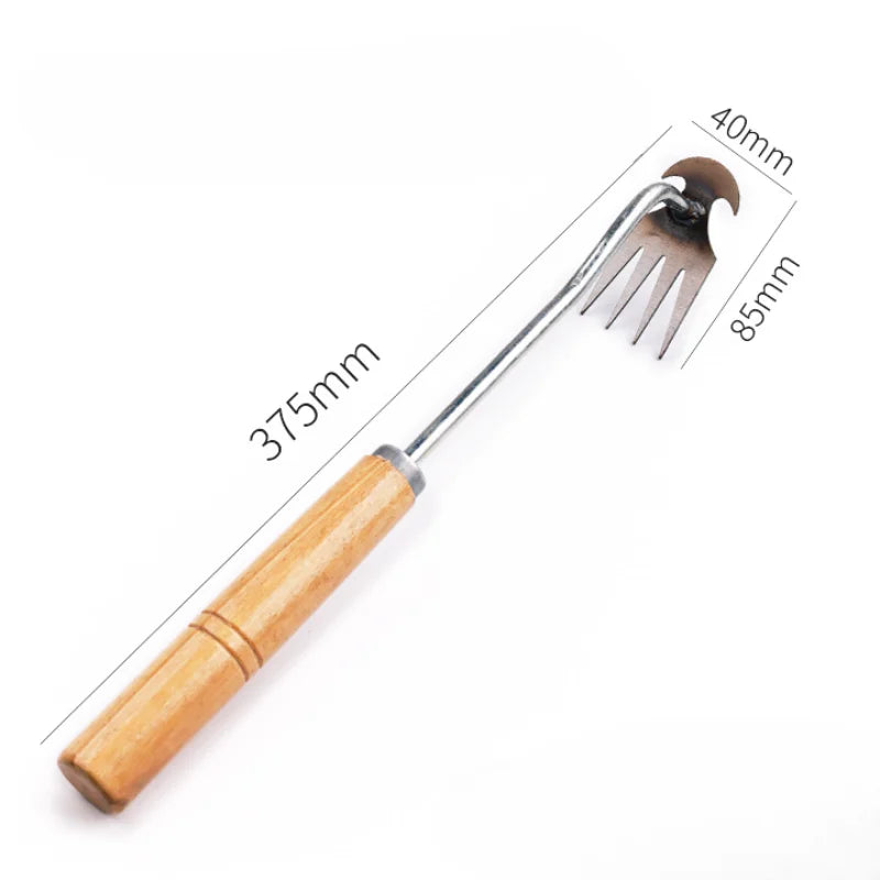 4/11 Tooth Manual Excavator Grass Pot Soil Weeding Tool