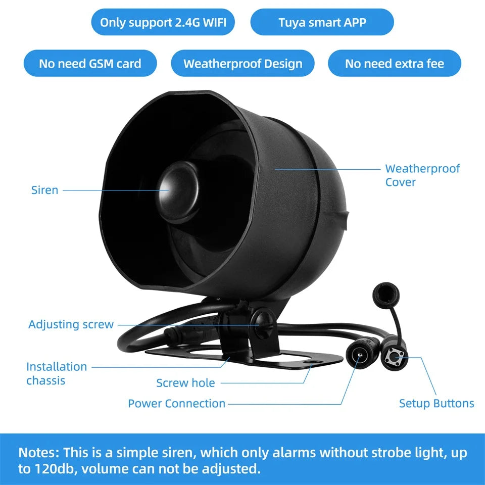 WIFI Wireless Door Sensor Siren