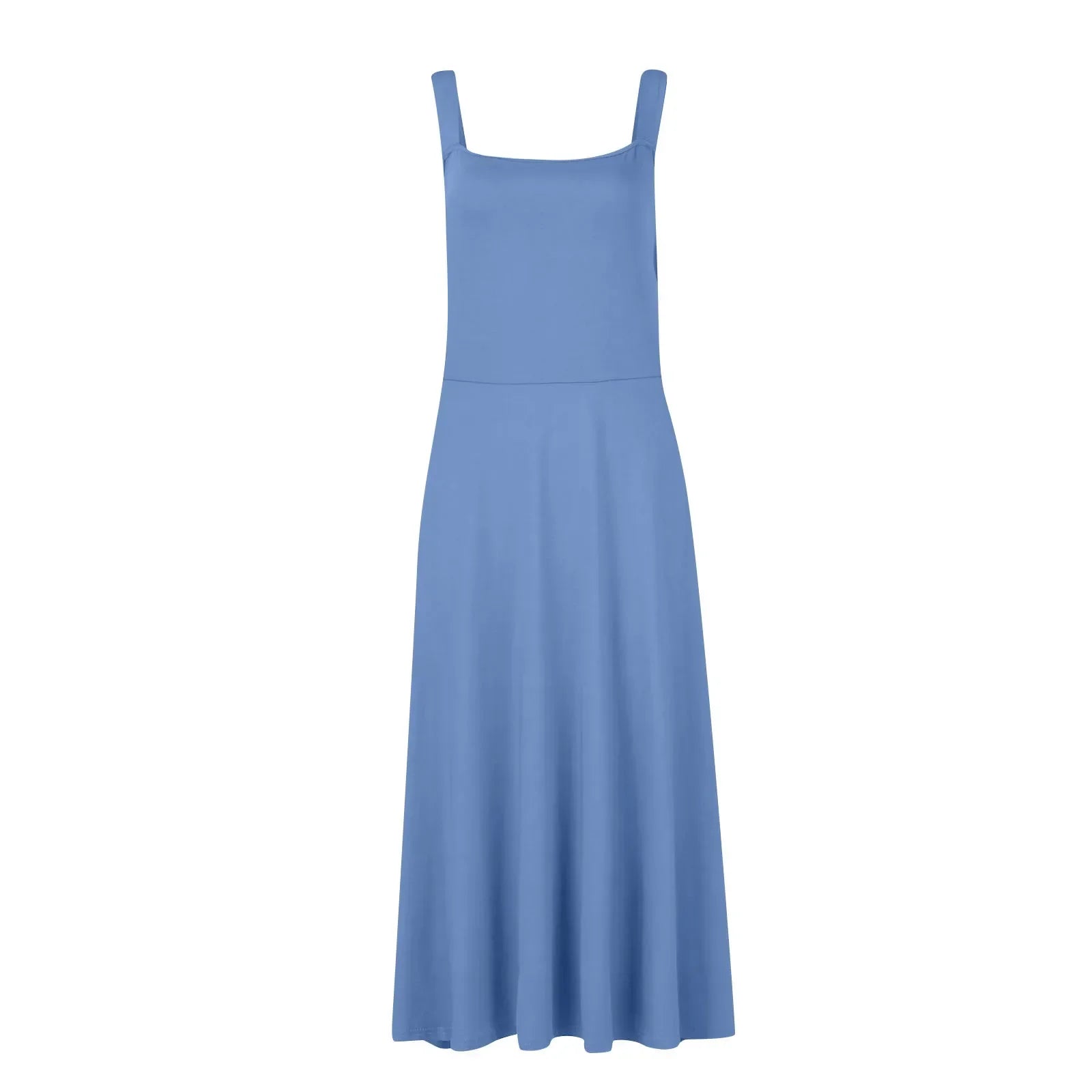 Women's Sleeveless Square Neck Back Lace Dress