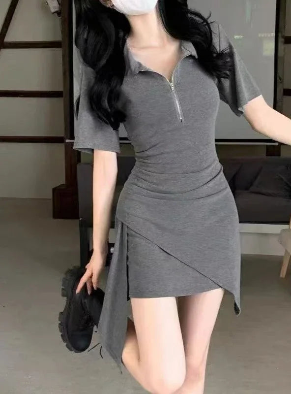 Elastic Sleeve Woman Dress Mini Tight Corset Short dresses for Women