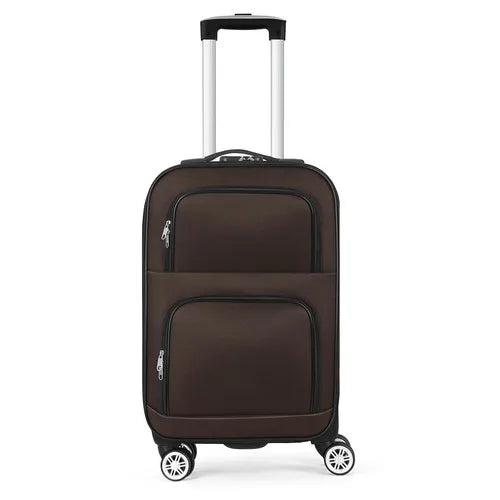 20 inch lightweight luggage with rotating wheels