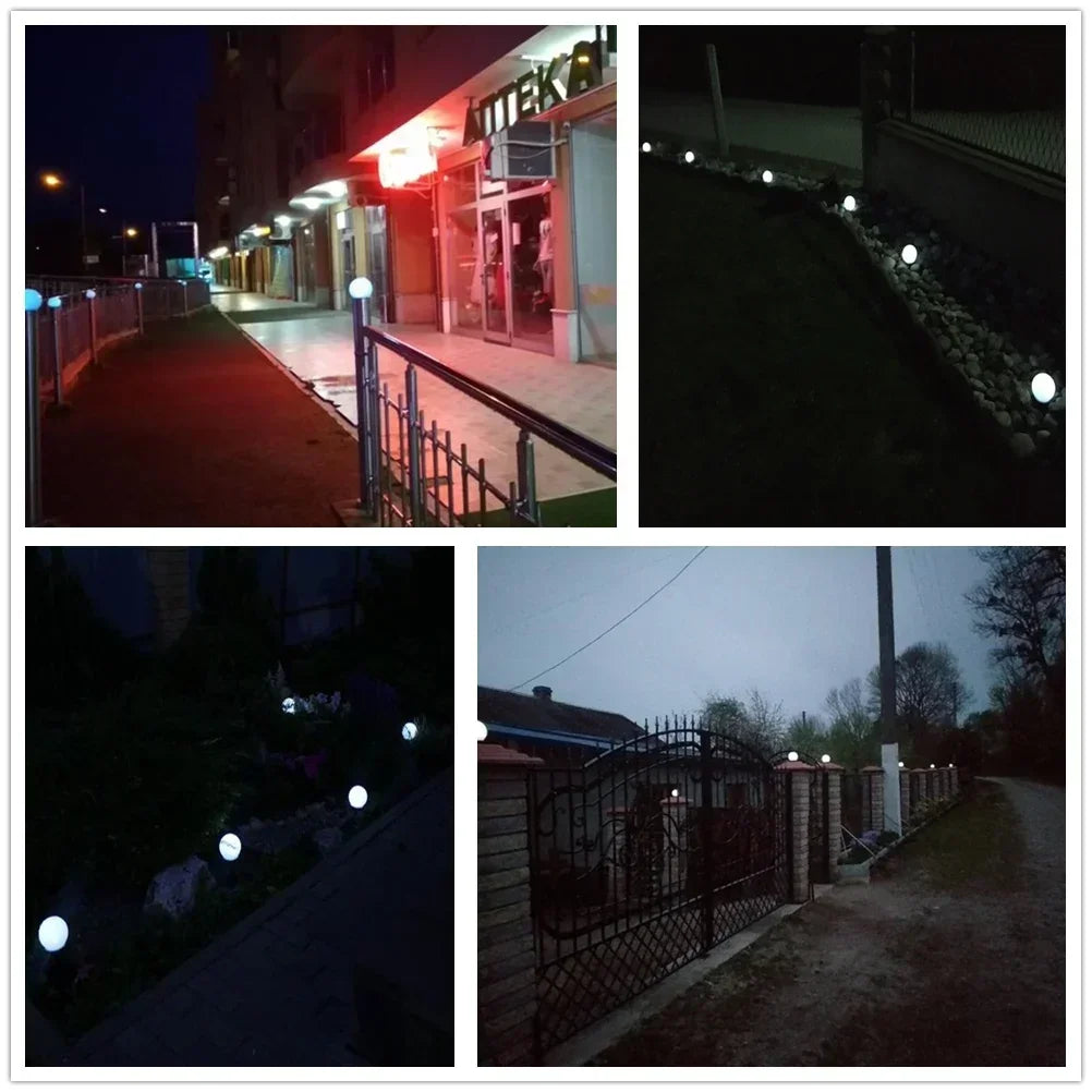 Outdoor Solar Powered LED Bulb Lamp