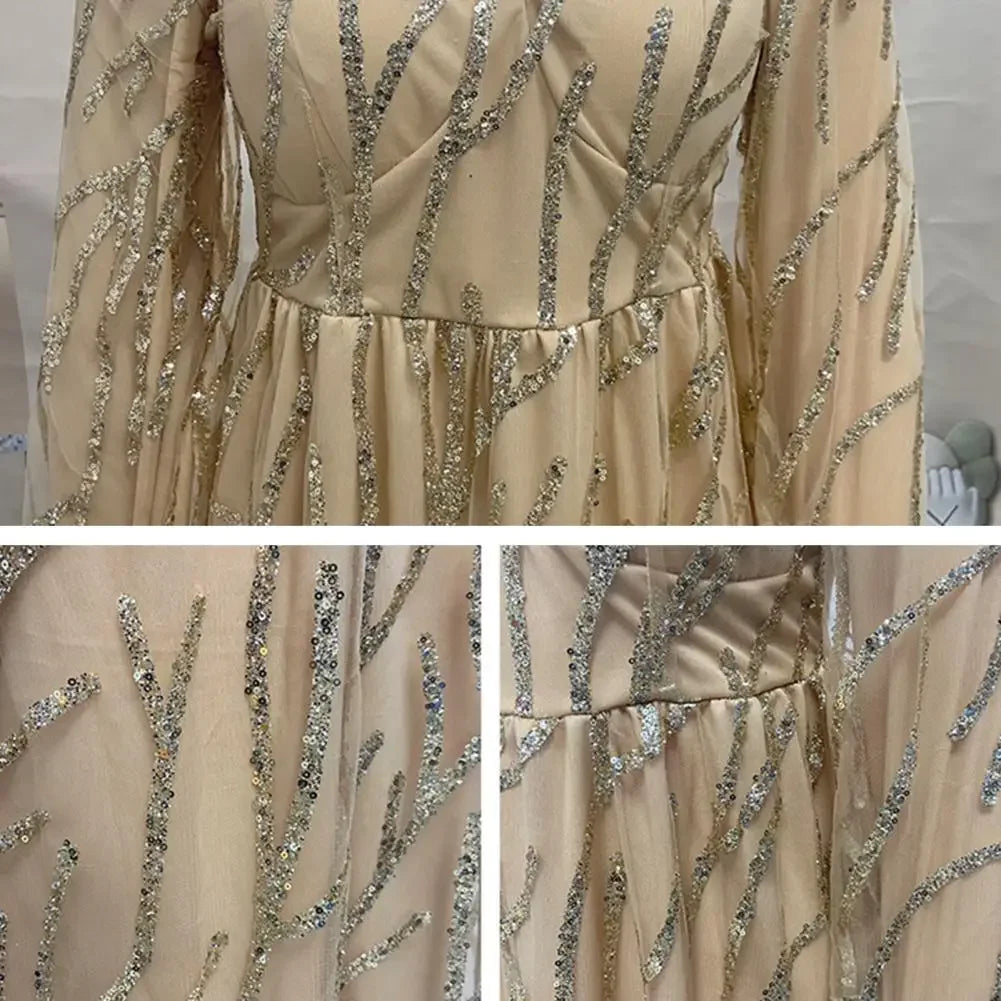 Women's French Vintage Evening Dress
