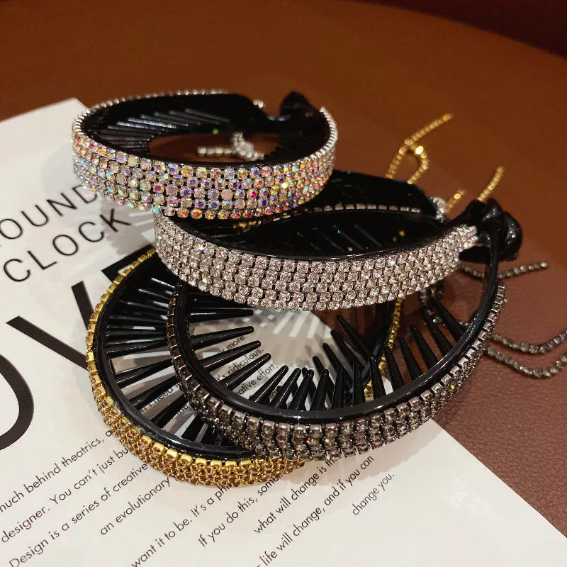 Rhinestone Hair Claw Clip