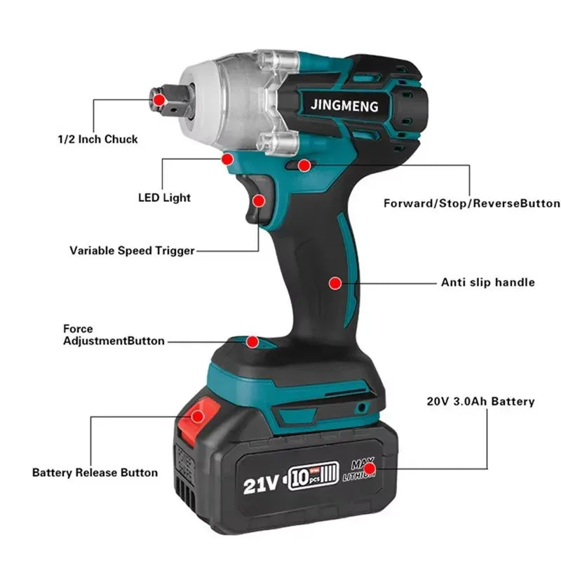 Brushless electric impact wrench