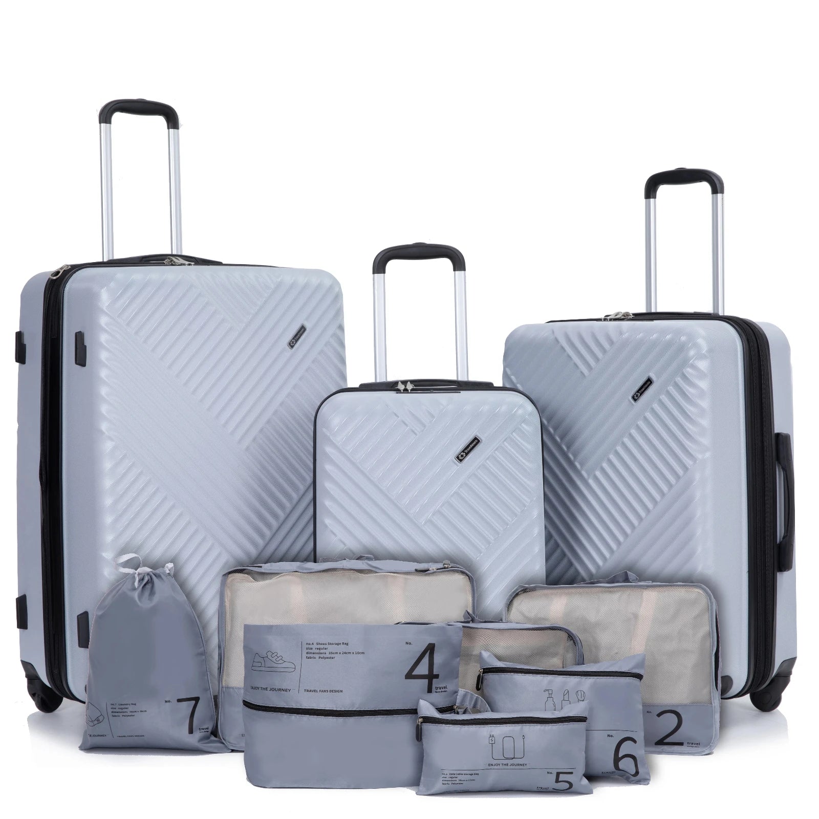 Luggage 3 Piece Suitcase Set
