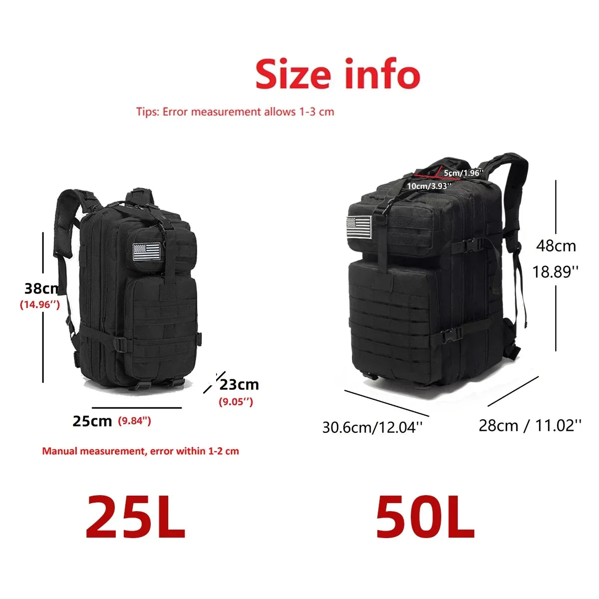 Nylon Waterproof Fishing Hunting Backpack