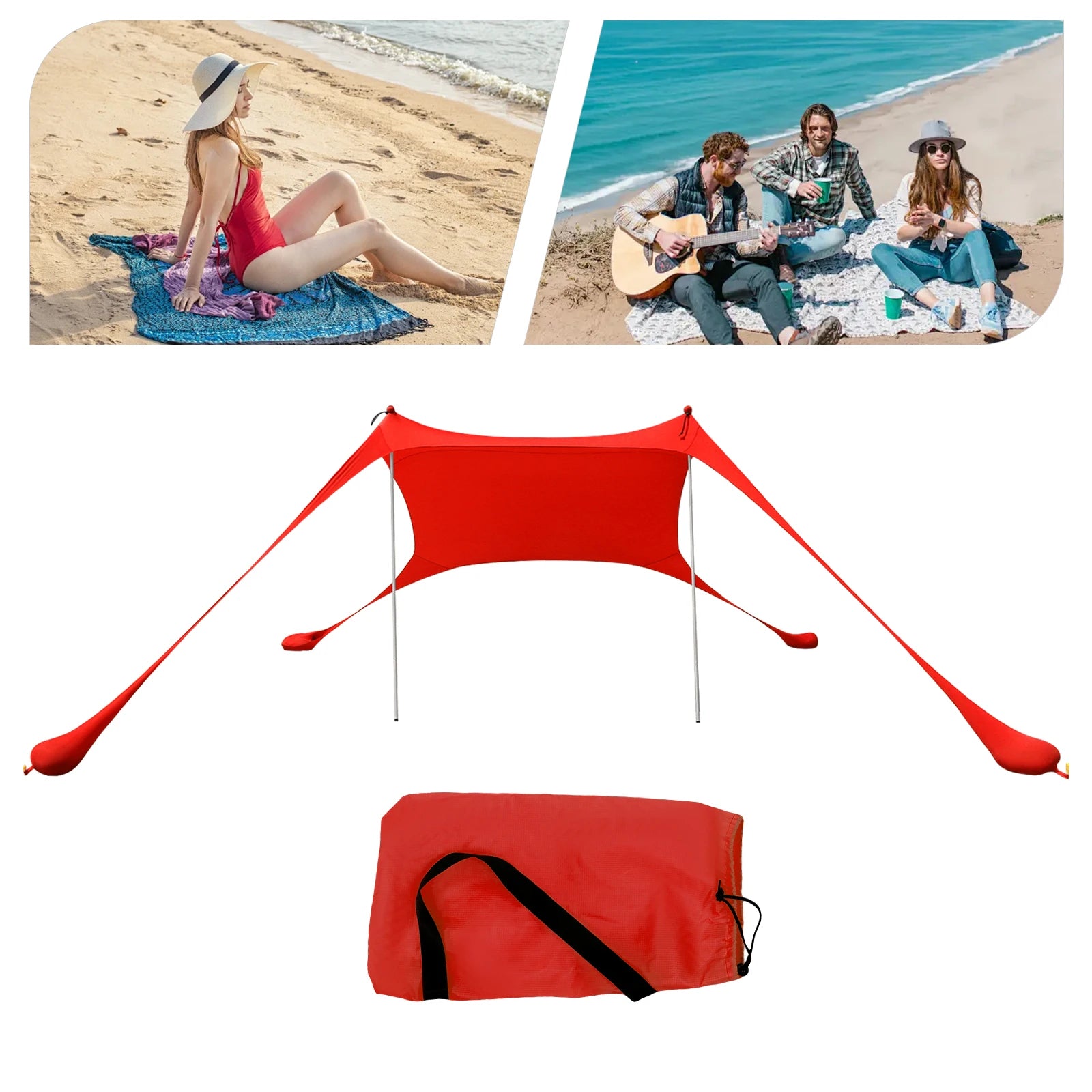 Outdoor Windproof Beach Tent