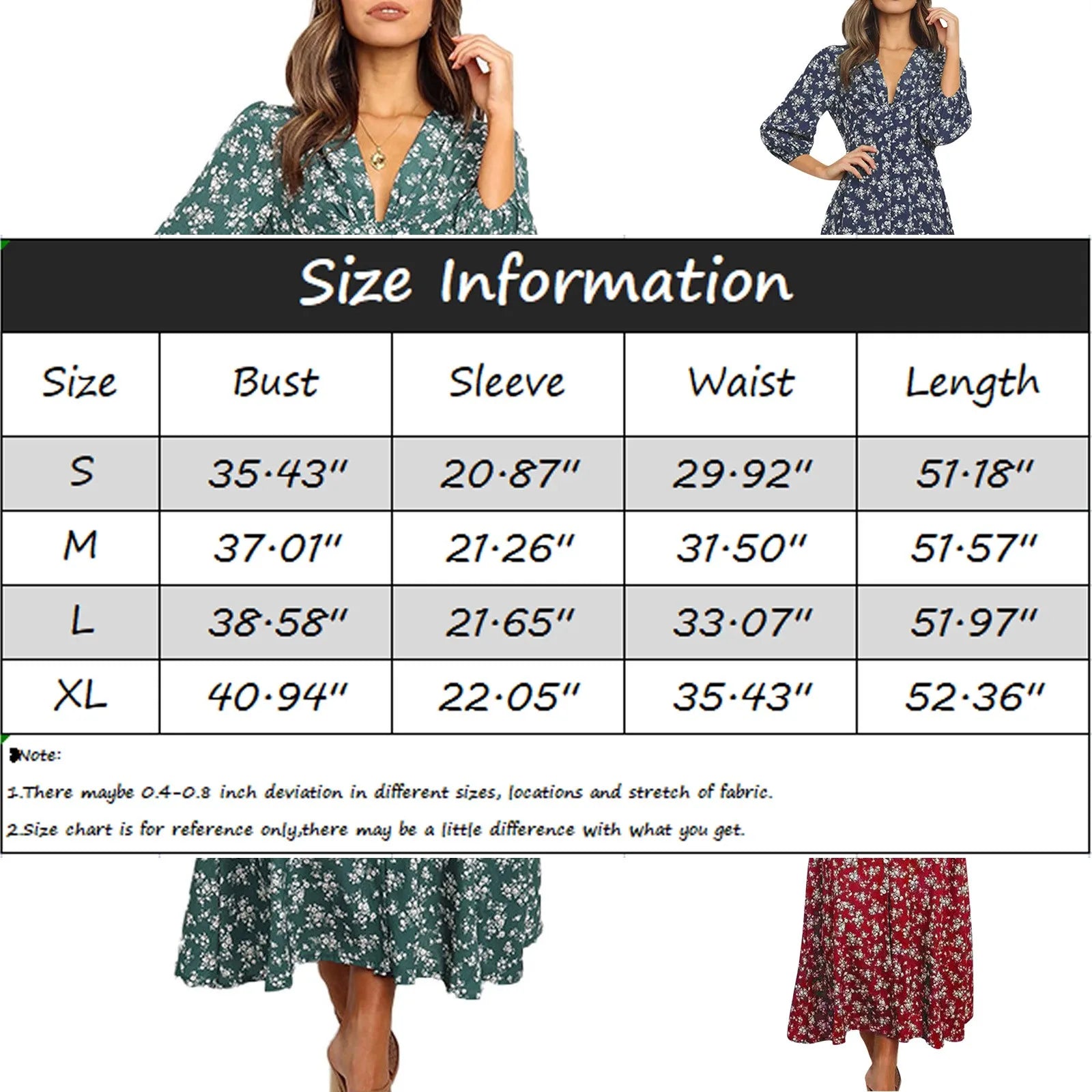 Women's Long Sleeve Floral Maxi Dress