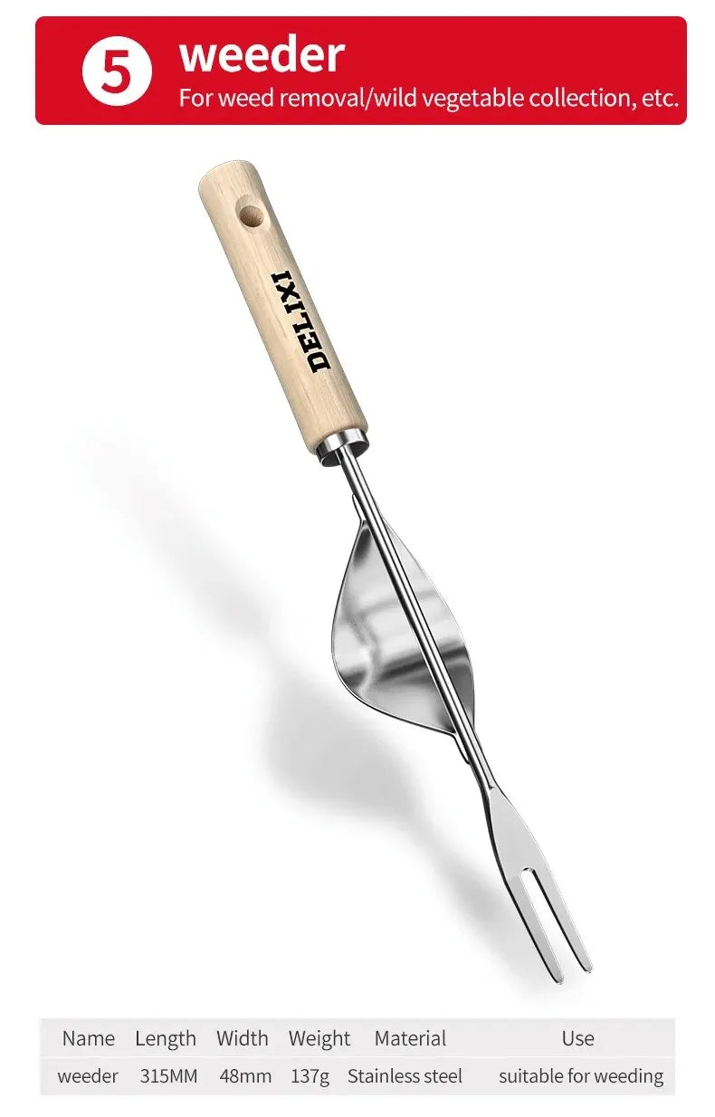 Garden Shovel Rake Spade Set
